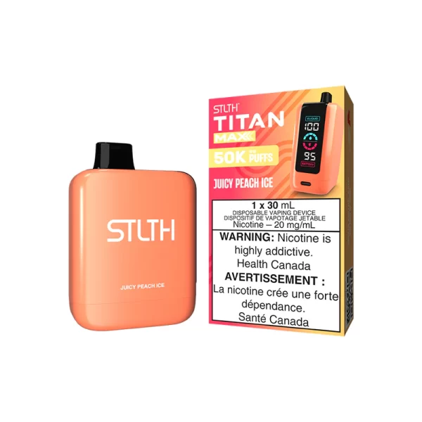 Juicy Peach Ice - STLTH Titan Max 50k