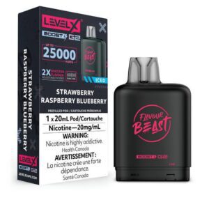 STRAWBERRY RASPBERRY BLUEBERRY (LEVEL X BOOST G2 25K POD)