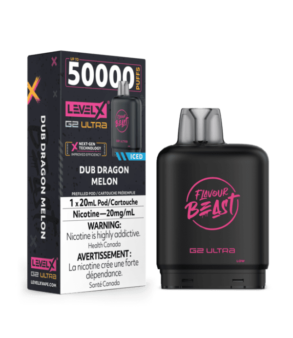 DUB DRAGON MELON (FLAVOUR BEAST G2 ULTRA 50K POD)