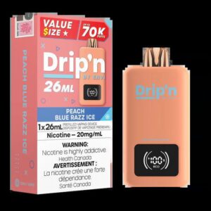 PEACH BLUE RAZZ (DRIP' N 70K)