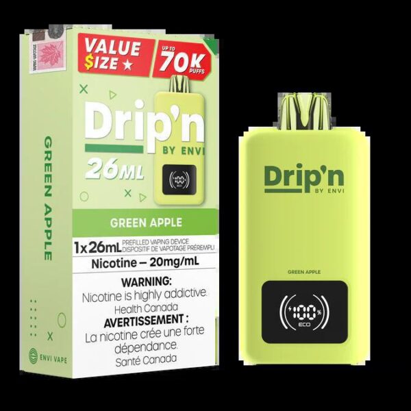 GREEN APPLE  (DRIP' N 70K)