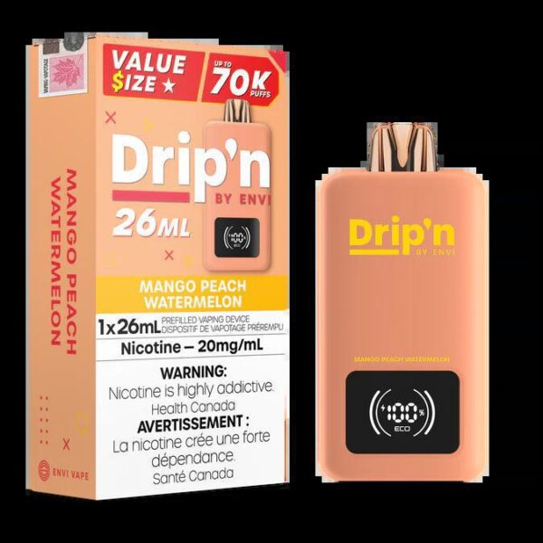 MANGO PEACH WATERMELON (DRIP' N 70K)