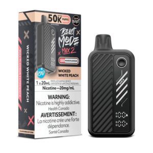 WICKED WHITE PEACH ICED  (FLAVOUR BEAST MAX 2 50K)