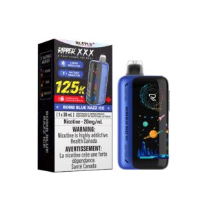 Bomb Blue Razz Ice (Ripper XXX 125K)