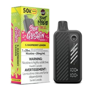 Sour Gushin' - Sour Raspberry Lemon (Flavour Beast Mode Max 2 50K)