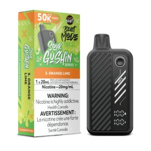 Sour Gushin' - Orange Lime (Flavour Beast Beast Mode Max 2 50K)