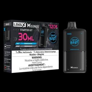 Bomb Blue Razz (Level X M Series Starter Kit 120K Pod w/ Battery)