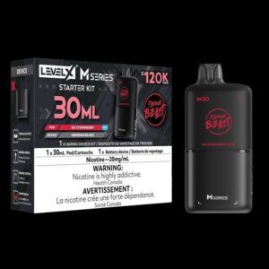 Sic Strawberry Iced (Level X M Series Starter Kit 120K Pod w/ Battery)