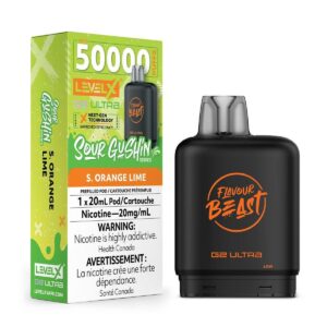 Sour Gushin' - Orange Lime (Level x G2 Ultra 50K Pod)