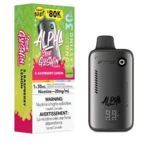 Sour Gushin' - Sour Raspberry Lemon (Flavour Beast Alpha 80)