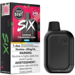 Supreme Strawberry Kiwi Ice (Flavour Beast Six 24K 6ml)