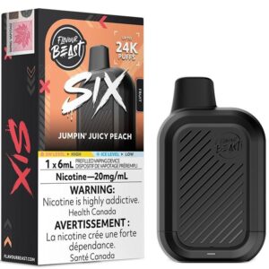 Jumpin' Juicy Peach (Flavour Beast Six 24K 6ml)