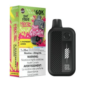 Sour Gushin' - Sour Raspberry Lemon (Flavour Beast Mode Max 3 60K)