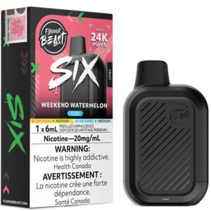 Weekend Watermelon Iced (Flavour Beast  Six 24K 6ml)